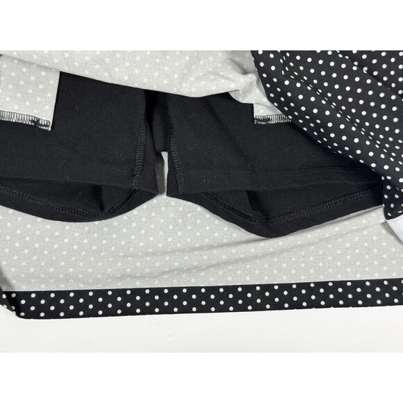 T by Talbots Skort XS Black White Polka Dot Stretch Active Golf Tennis Preppy - Picture 7 of 11